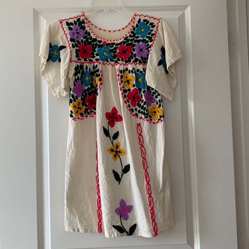 Vintage embroidered dress